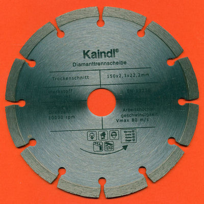 Kaindl Diamant-Trennscheibe für Kreissägen und Winkelschleifer Ø 150 mm