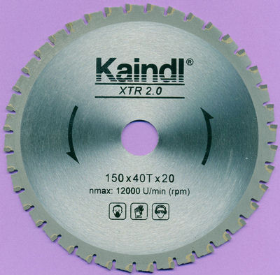 Das Kaindl XTR 2.0 Multisägeblatt für Kreissägen  150 mm, Bohrung 20 mm