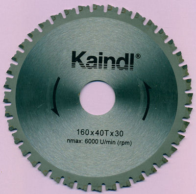 Kaindl Multifunktions-Sägeblatt Plus für Kreissägen, Ø 160 mm, Bohrung 30 mm