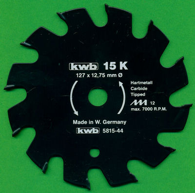 kwb Bauholzblatt Typ K Hartmetall Grobzahn antihaftbeschichtet , Ø 127 mm (5), Bohrung 12,75 mm (1/2)